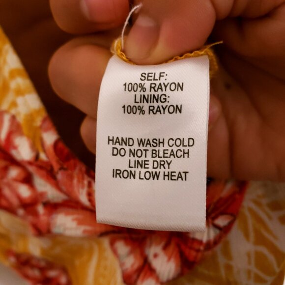 Lulus Garden's Glory Mustard Yellow Floral Print Culotte Jumpsuit Size XL - Picture 12 of 16